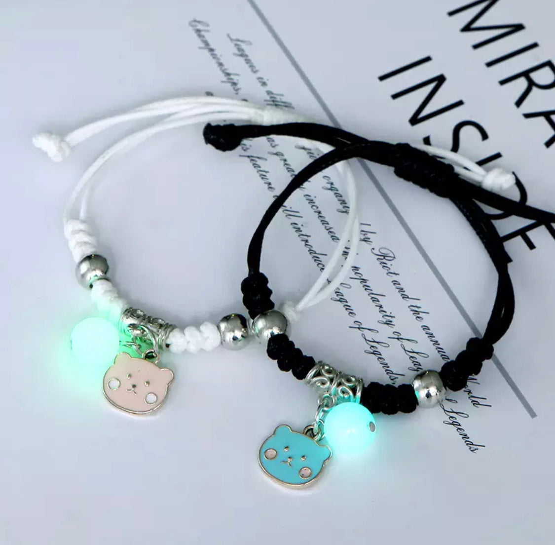 Pulseras luminosas "evangeline"